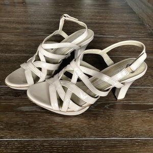 Naturalizer Nude Strappy Heels